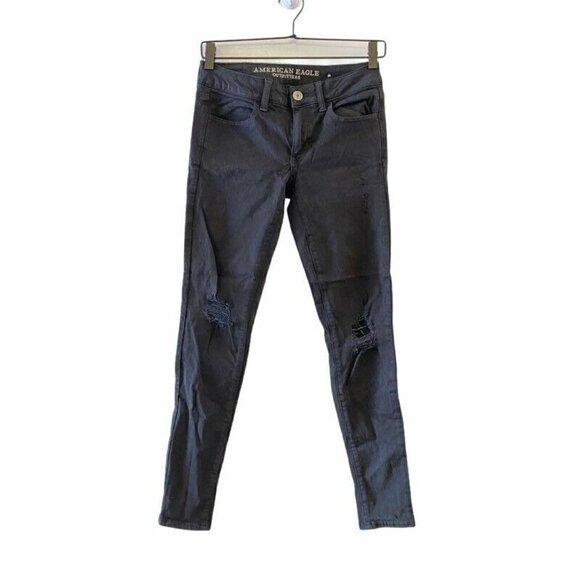 American Eagle Outfitters Denim - American Eagle Outfitters Jeggings Jeans Black 2